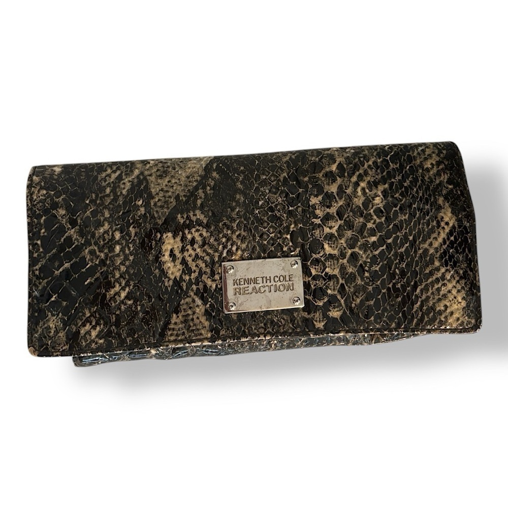 Kenneth Cole Reaction Snake Print Clutch